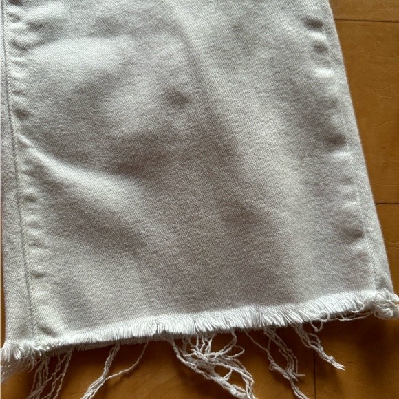 Judy Blue White Button Fly Non-distressed Frayed Hem Jean - Picture 2 of 7